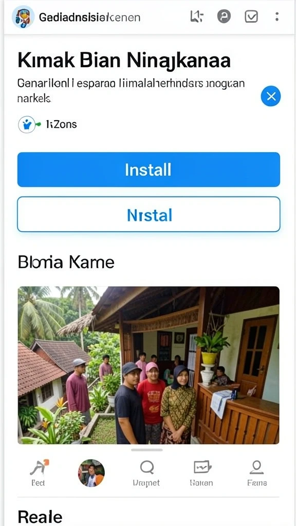 34r - Gambar aksi pertarungan seru melawan monster.