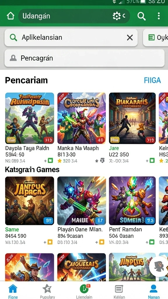 8g8g - Grafis yang memukau dengan warna-warna cerah.