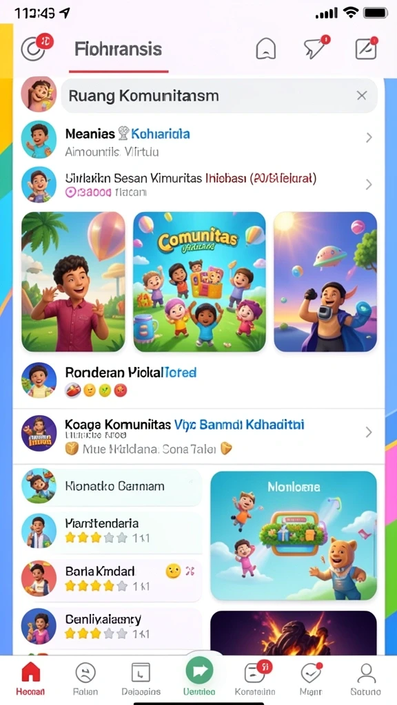 gahar188 - Tampilan antarmuka pengguna yang intuitif dan menarik.