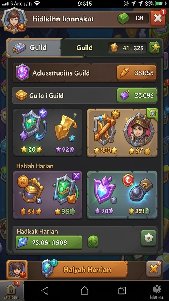 hokiarena - Tangkapan layar menampilkan pertarungan epik di arena.
