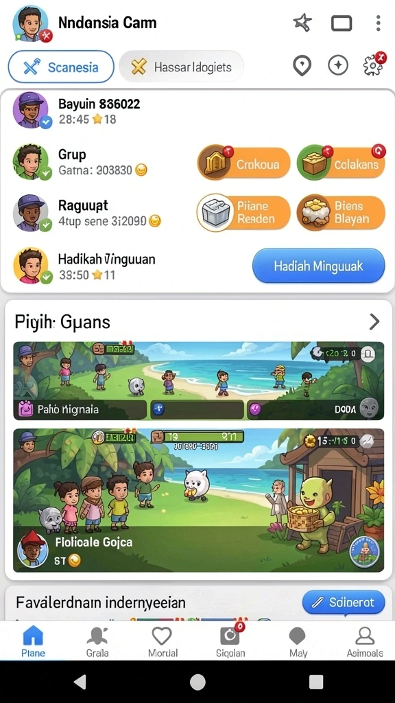 hopengslot - Tampilan layar utama HOPENGSLOT dengan banyak pilihan permainan.