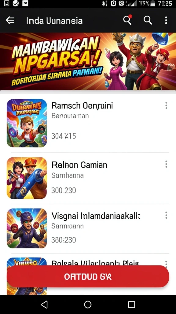 lnterwin - Tampilan menu utama LNTERWIN yang menarik.