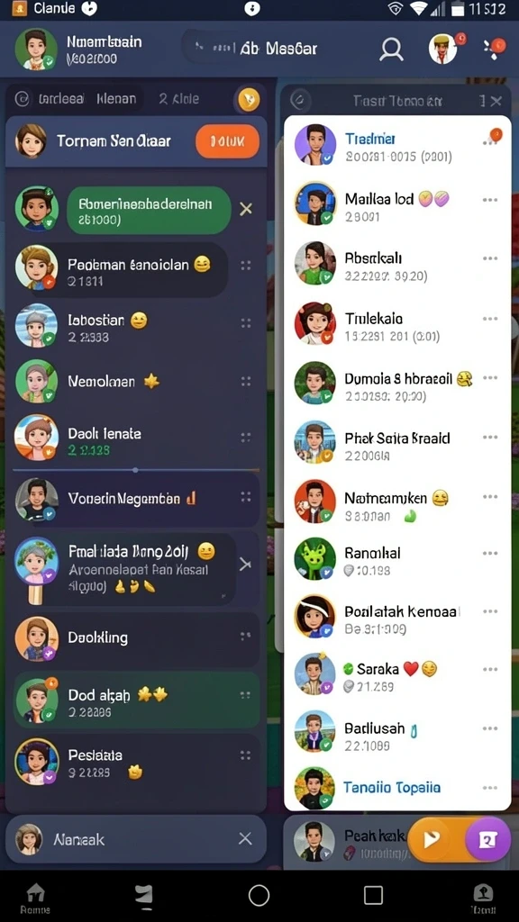 nanas777 - Beragam karakter unik yang bisa dipilih.