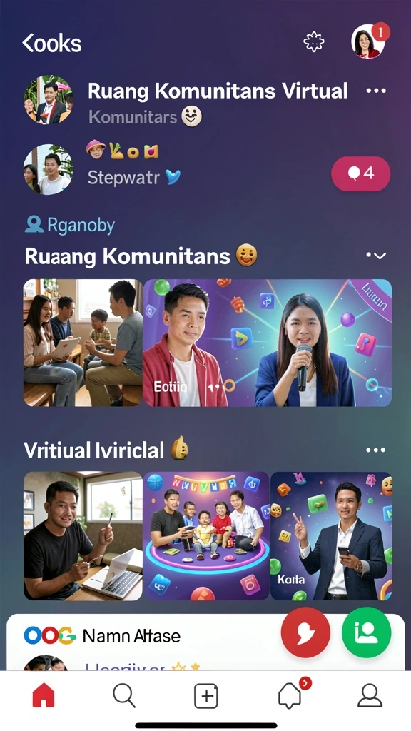 ocatoto - Karakter unik yang dapat dipilih dan dikustomisasi.